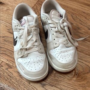 Nike White and Black Athletic Shoes